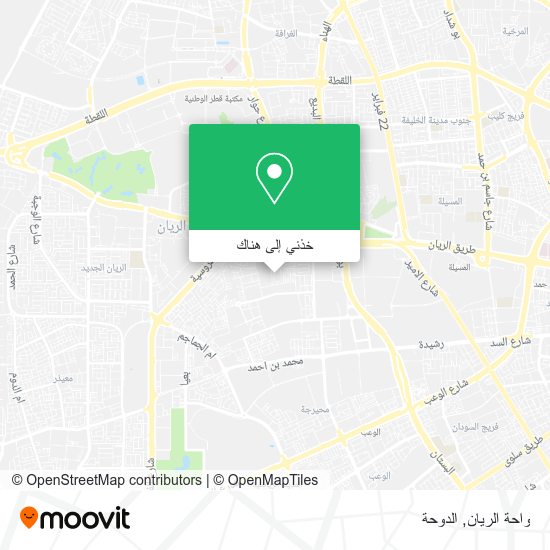 خريطة واحة الريان