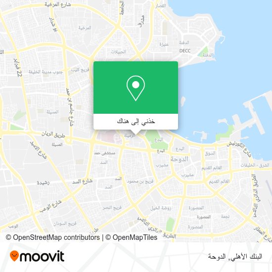 خريطة البنك الأهلي