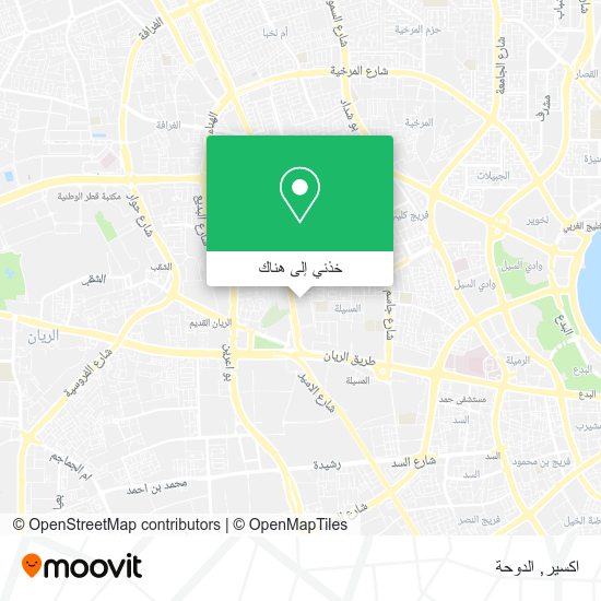 خريطة اكسير