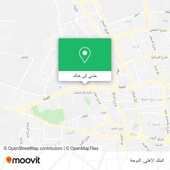 خريطة البنك الأهلي