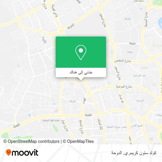 خريطة كولد ستون كريمري