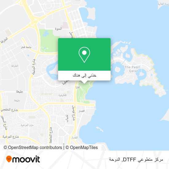 خريطة مركز متطوعي DTFF