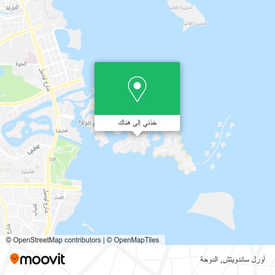 خريطة آورل ساندويتش