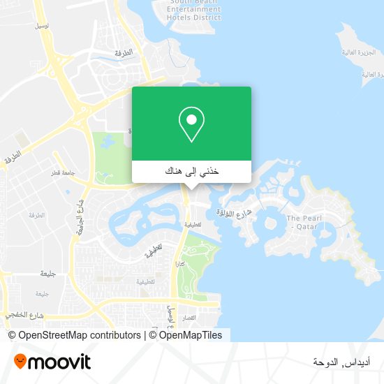 خريطة أديداس