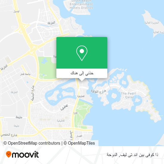 خريطة ذا كوفى بين اند تى ليف