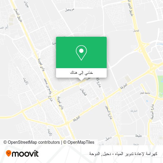 خريطة كهرامة لإعادة تدوير المياه - دحيل