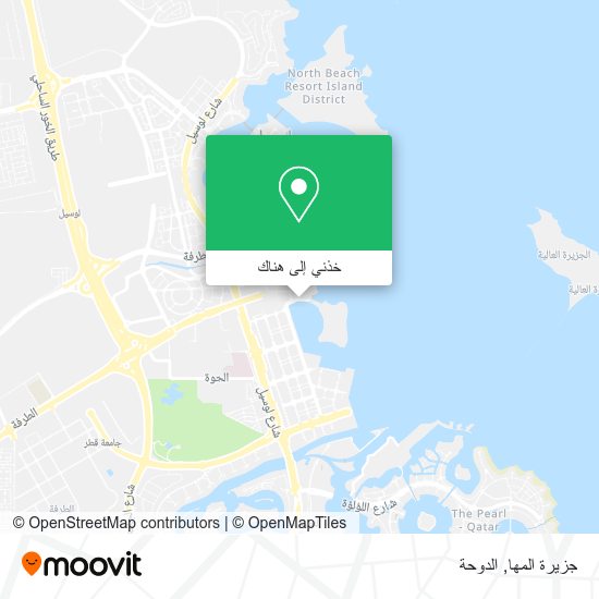 خريطة جزيرة المها