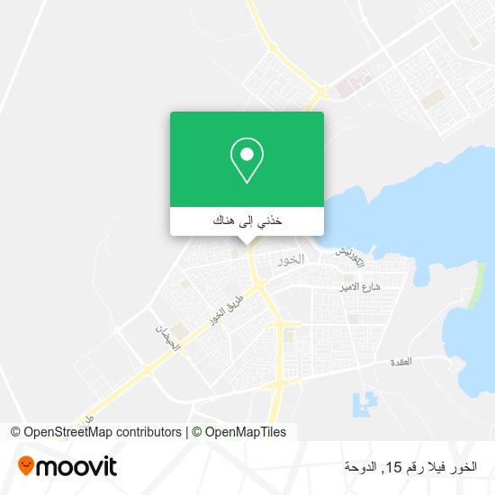 خريطة الخور فيلا رقم 15