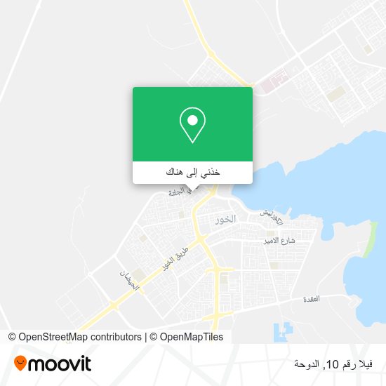 خريطة فيلا رقم 10