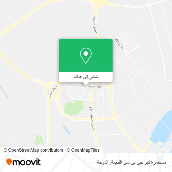 خريطة مستعمرة كيو جي بي سي القديمة