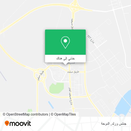 خريطة جنتس ورلد
