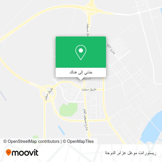 خريطة ريستورانت موغل عزام