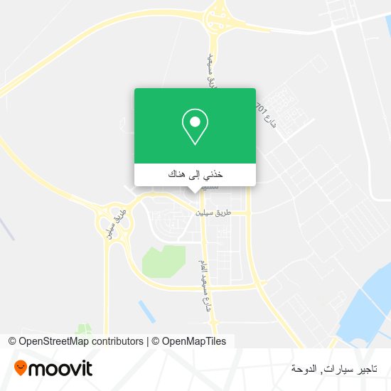 خريطة تاجير سيارات