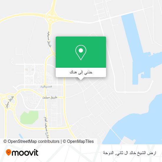 خريطة ارض الشيخ خالد ال ثاني
