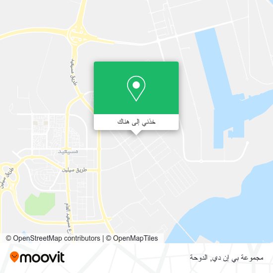 خريطة مجموعة بي إن دي