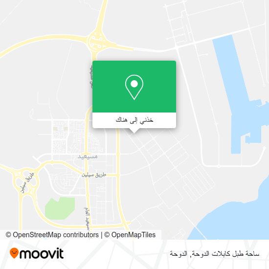 خريطة ساحة طبل كابلات الدوحة