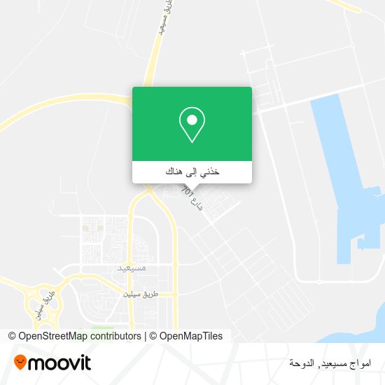 خريطة امواج مسيعيد