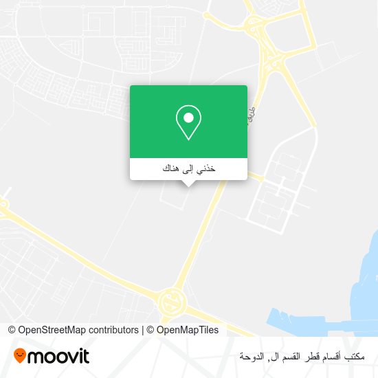 خريطة مكتب أقسام قطر القسم ال