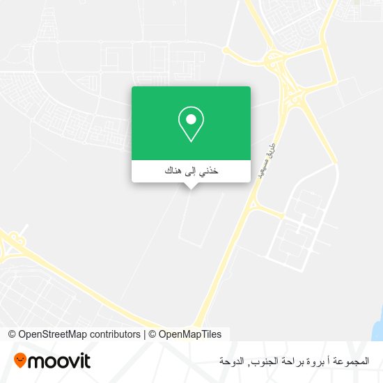 خريطة المجموعة أ بروة براحة الجنوب