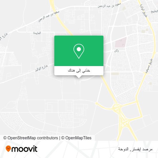 خريطة مرصد إيفستر