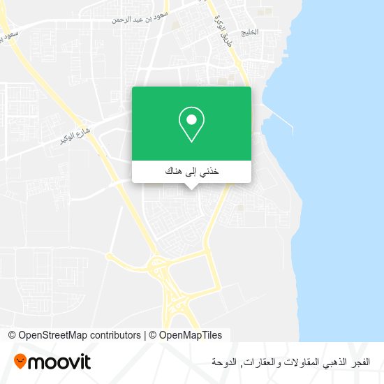 خريطة الفجر الذهبي المقاولات والعقارات