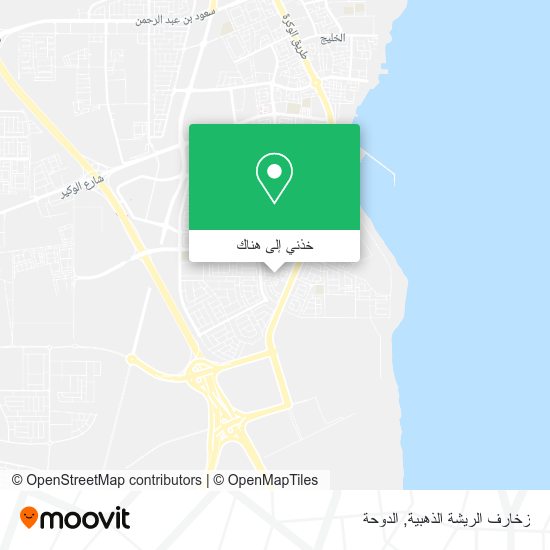 خريطة زخارف الريشة الذهبية