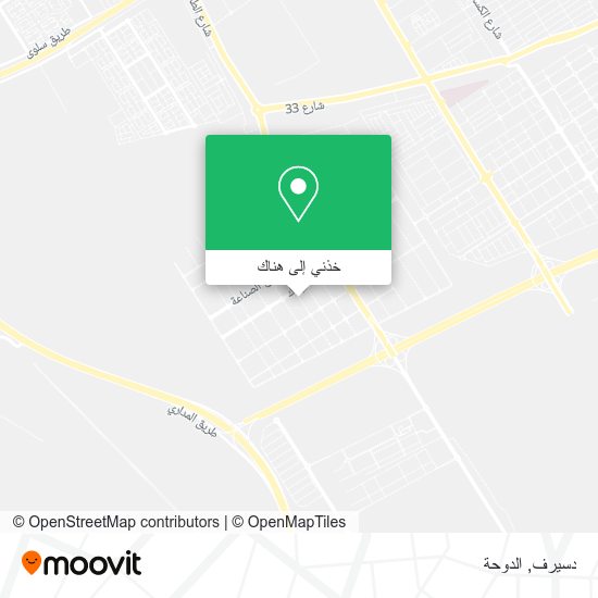 خريطة دسيرف