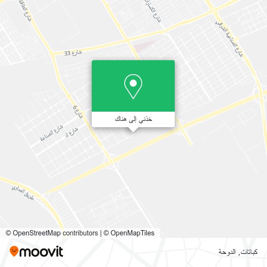 خريطة كباتات