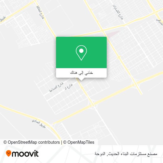 خريطة مصنع مستلزمات البناء الحديث