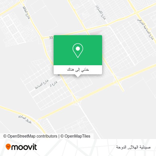 خريطة صيدلية الهلال
