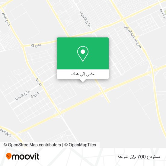 خريطة مستودع 700 م2