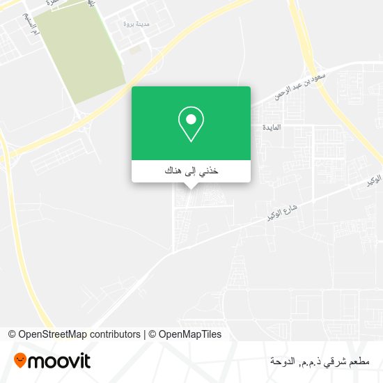 خريطة مطعم شرقي ذ.م.م