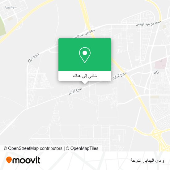 خريطة وادي الهدايا