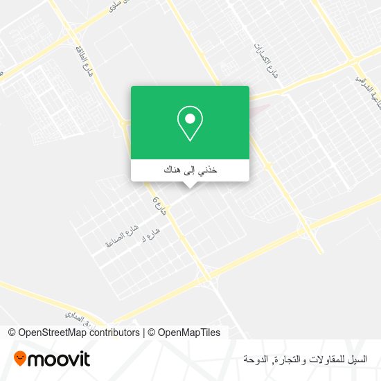 خريطة السيل للمقاولات والتجارة