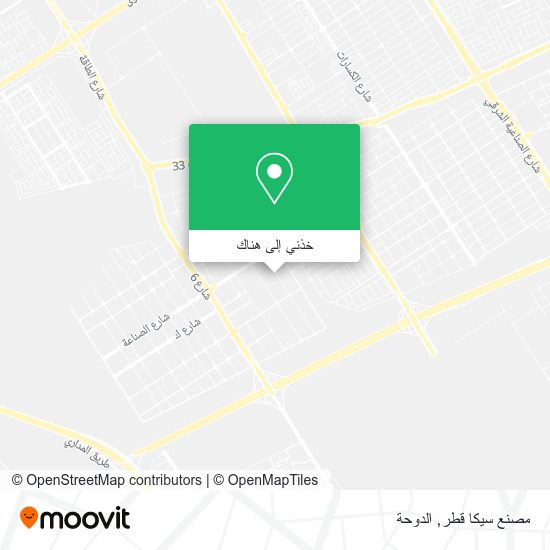 خريطة مصنع سيكا قطر