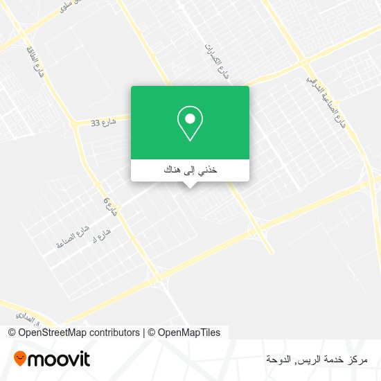 خريطة مركز خدمة الريس