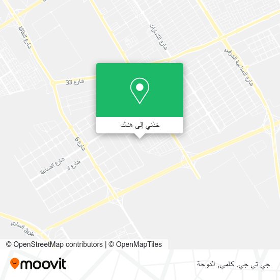 خريطة جي تي جي. كامي