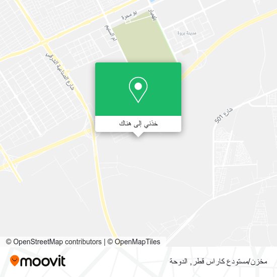 خريطة مخزن/مستودع كاراس قطر