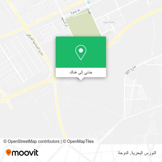 خريطة النورس البحرية