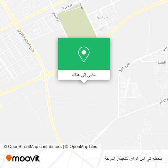 خريطة محطة تي اس ام اي للتعبئة