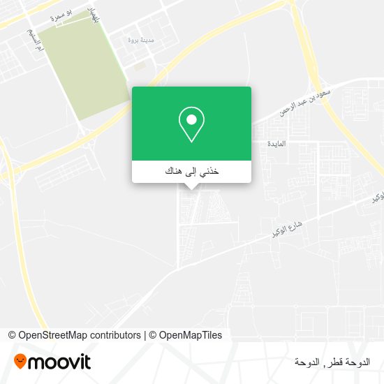 خريطة الدوحة قطر