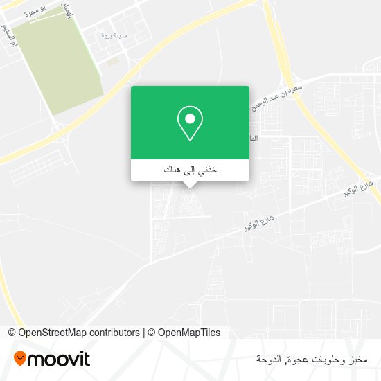 خريطة مخبز وحلويات عجوة
