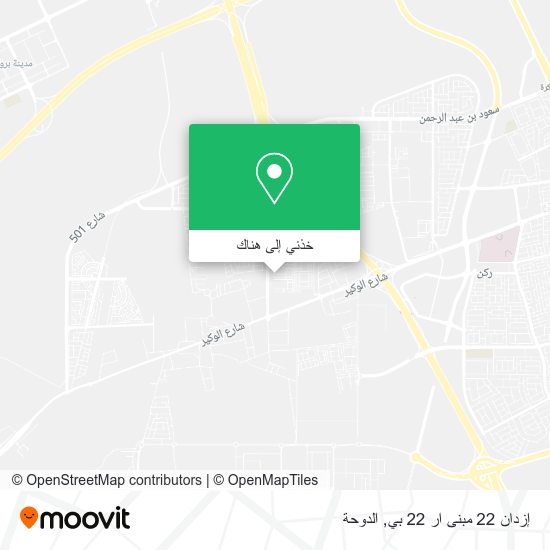خريطة إزدان 22 مبنى ار 22 بي