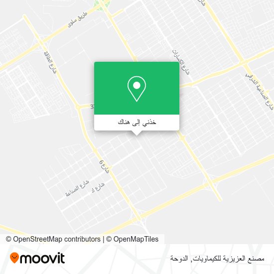 خريطة مصنع العزيزية للكيماويات