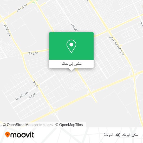 خريطة سكن كيوتك 40