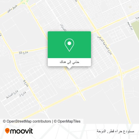 خريطة مستودع حراء قطر