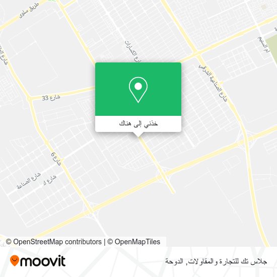 خريطة جلاس تك للتجارة والمقاولات