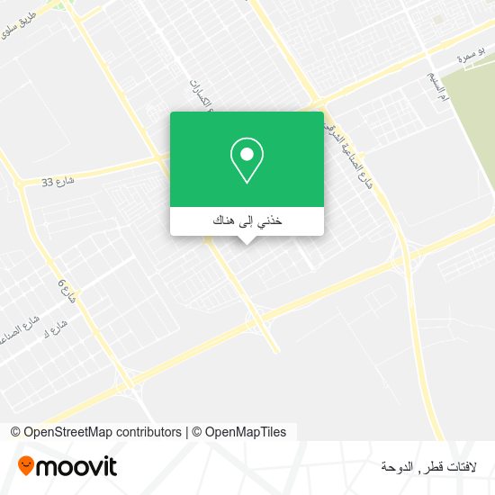 خريطة لافتات قطر