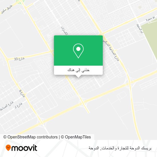 خريطة بريسك الدوحة للتجارة والخدمات