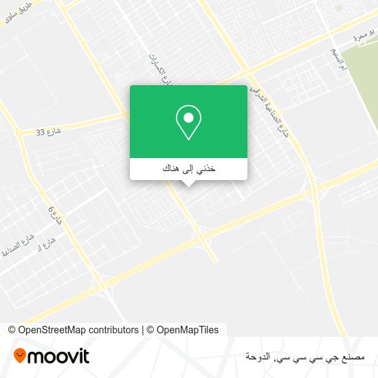 خريطة مصنع جي سي سي سي
